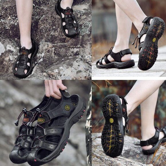 〽️Men\'s Hiking Sandals Black Outdoor Athletic Walking Casual Sports Shoes main image 6